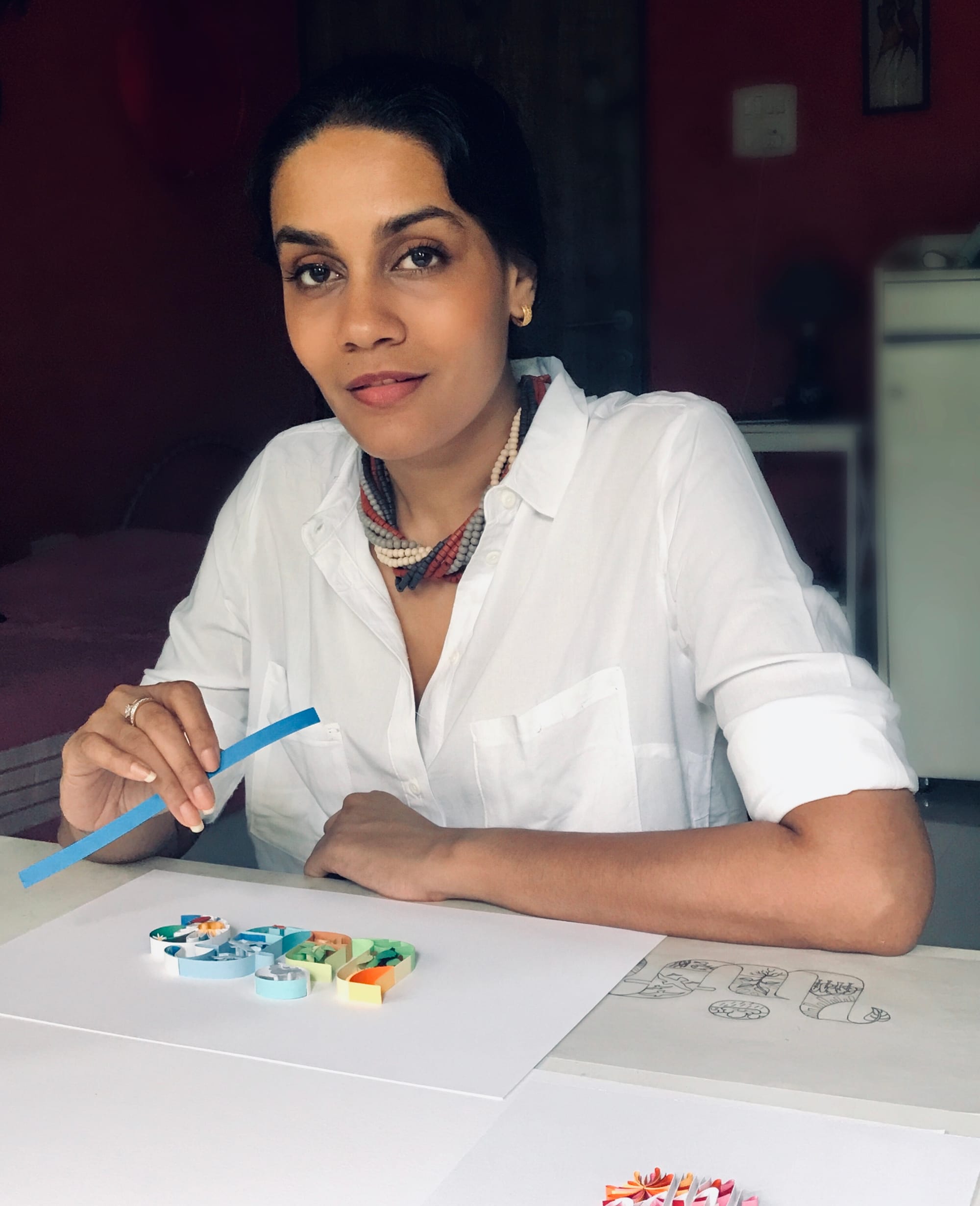 Sabeena Karnik bei der Arbeit