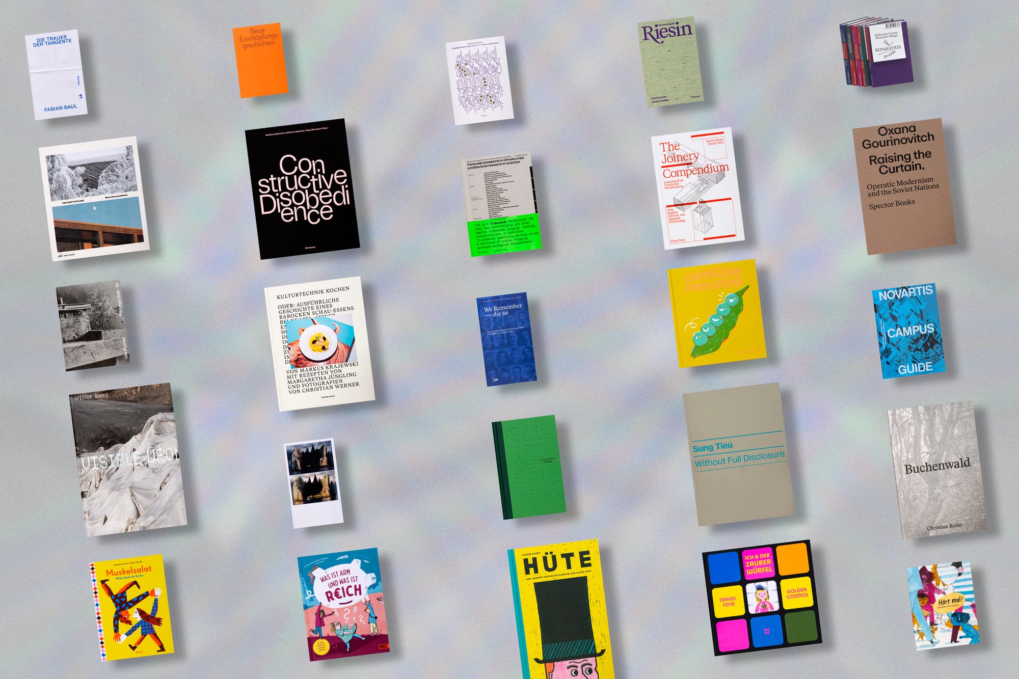 Die 25 »Schönsten Deutschen Bücher 2025«