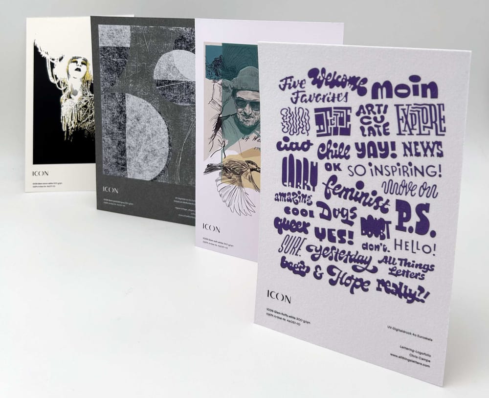 Druckmuster auf ICON Glam